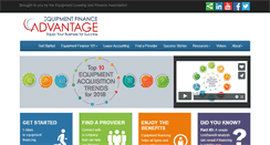 Desktop Screenshot of equipmentfinanceadvantage.org