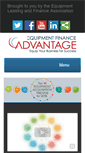Mobile Screenshot of equipmentfinanceadvantage.org